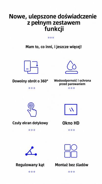 VAYO 360 – wodoodporny uchwyt na telefon pod prysznic